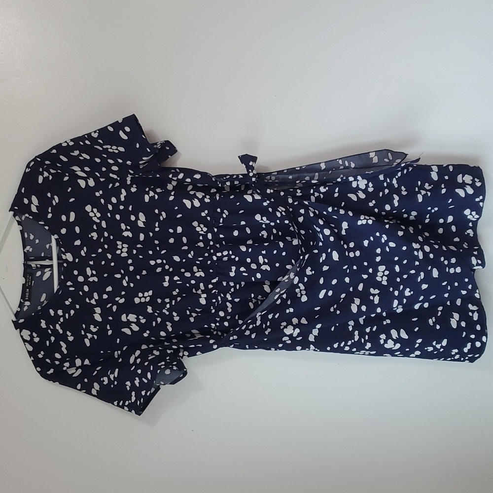 Shein short sleeve wrap dress